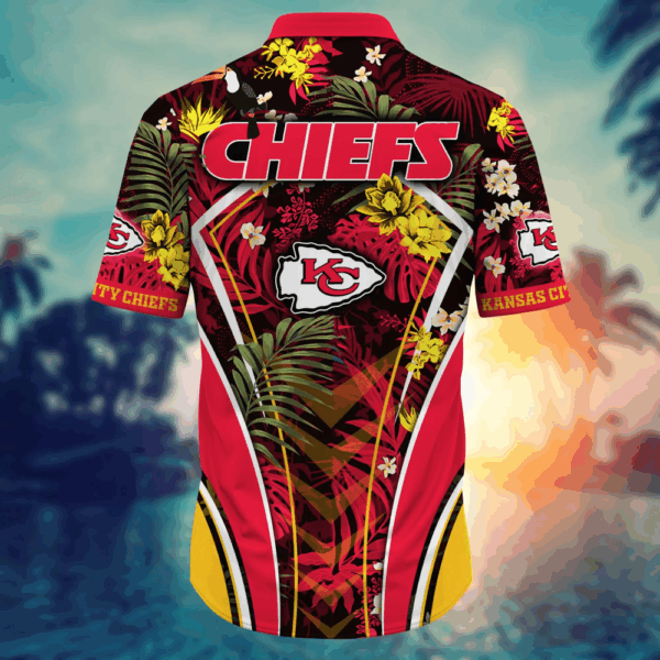 Kansas City Chiefs NFL Flower Hawaii Shirt   For Fans, Summer Football Shirts