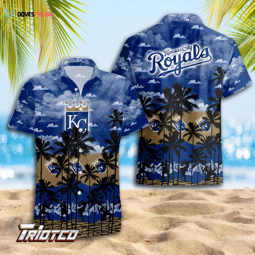 Kansas City Royals Hawaiian Shirt for Men – 3D Button Design Perfect Gift for Dad Trending Summer Style