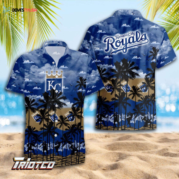 Kansas City Royals Hawaiian Shirt for Men – 3D Button Design Perfect Gift for Dad Trending Summer Style