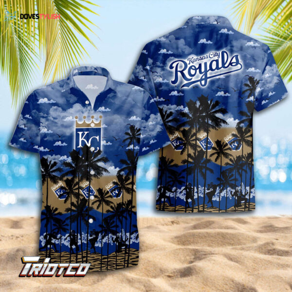 Kansas City Royals Hawaiian Shirt – 3D Button Gift for Men Dad – Trending Summer Fashion