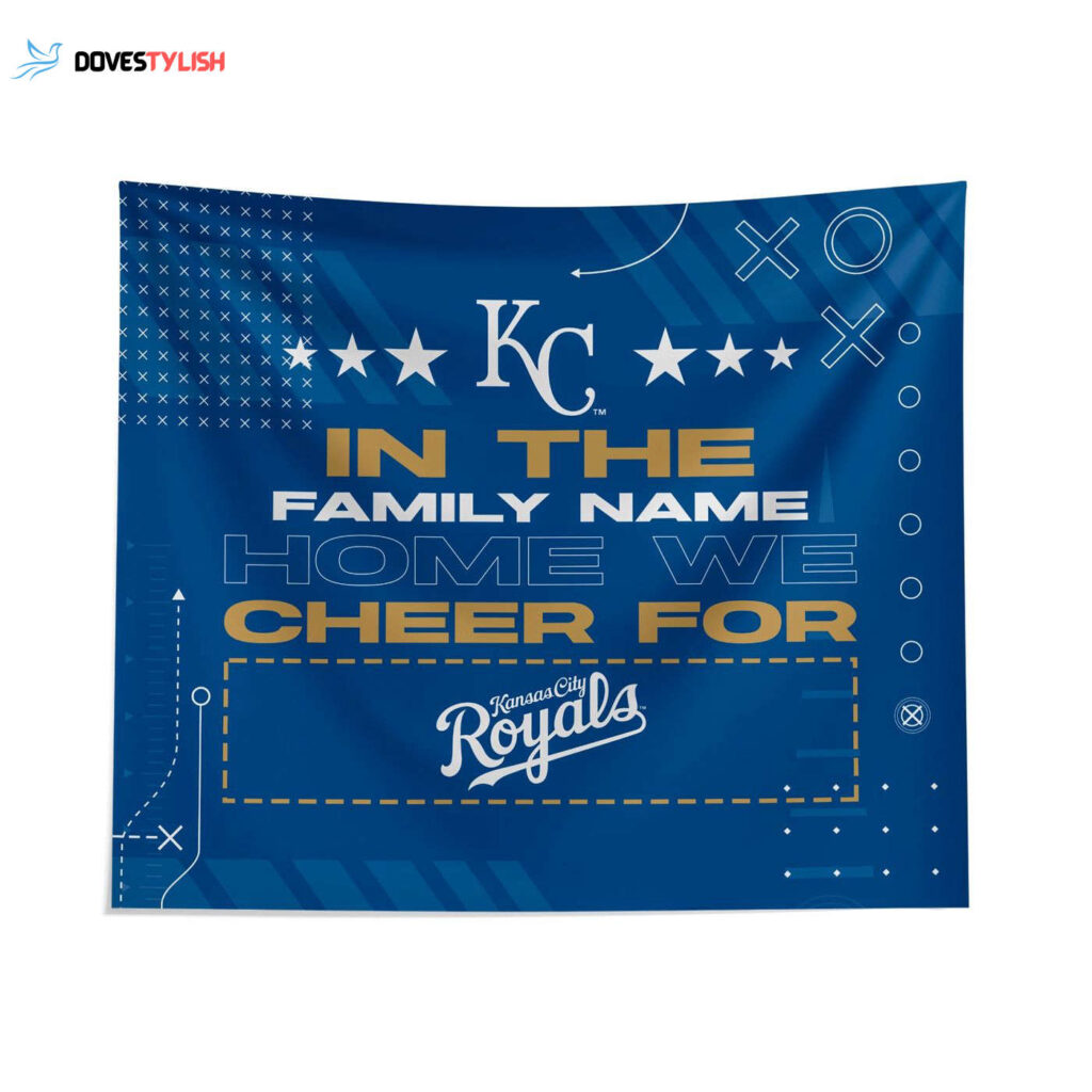Custom Kansas City Royals Cheer Tapestry – Personalized Fan Decor Custom Kansas City Royals Cheer Tapestry – Personalized Fan Decor