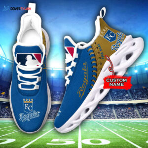 Kansas City Royals Custom Name Max Soul Shoes  For Men And Women