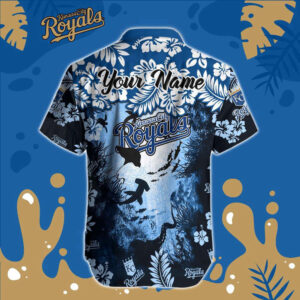 Kansas City Royals MLB-Hawaiian Shirt Custom  For Men Women