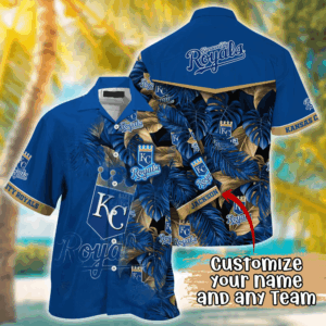 Kansas City Royals MLB Summer Hawaii Shirt And TShirt, Custom Football Shirts