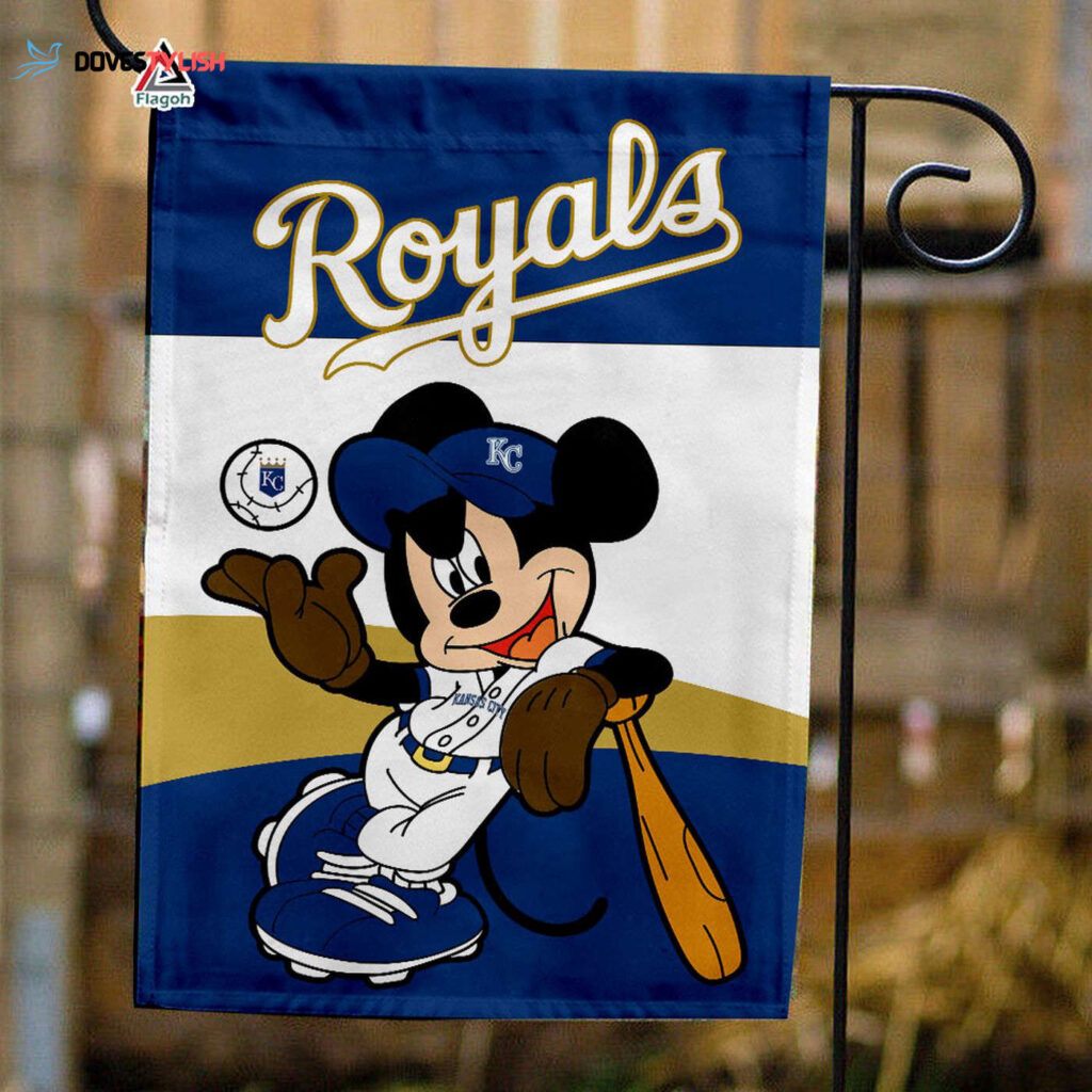 Official Kansas City Royals x Mickey Mouse Baseball Flag – MLB Premium Design Official Kansas City Royals x Mickey Mouse Baseball Flag – MLB Premium Design