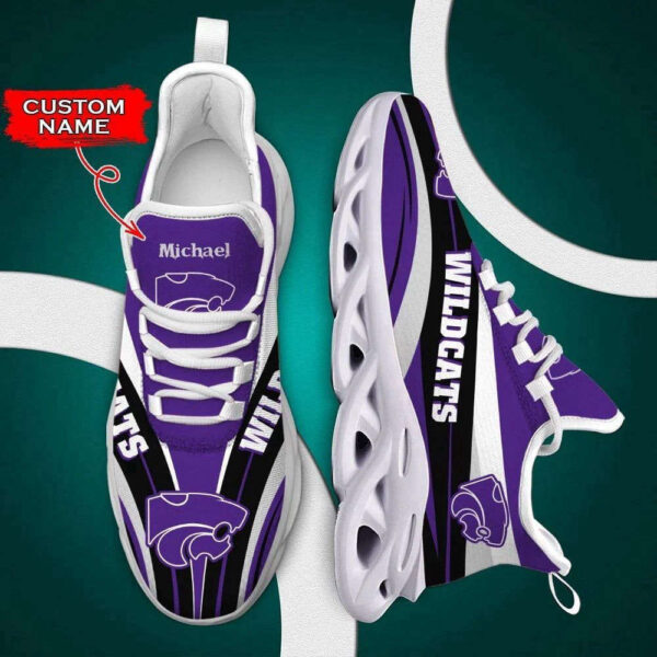 Kansas State Wildcats Max Soul Shoes Luxury Custom Name For Men Women