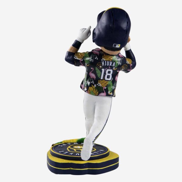Keston Hiura Brewers Hawaiian Shirt Bobblehead: Official MLB Ambassador Collectible