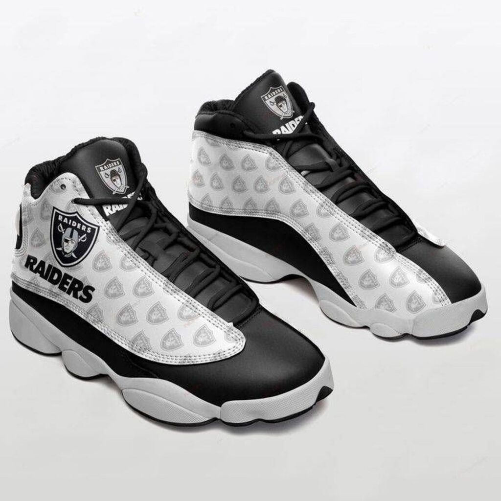 Las Vegas Raiders Air Jordan 13 Custom Sneaker – Perfect Fan Gift