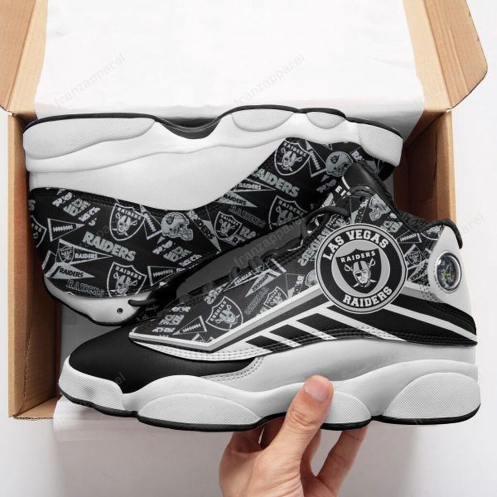 Las Vegas Raiders Air Jordan 13 Custom Sneaker – Perfect Gift for Fans Las Vegas Raiders Air Jordan 13 Custom Sneaker – Perfect Gift for Fans