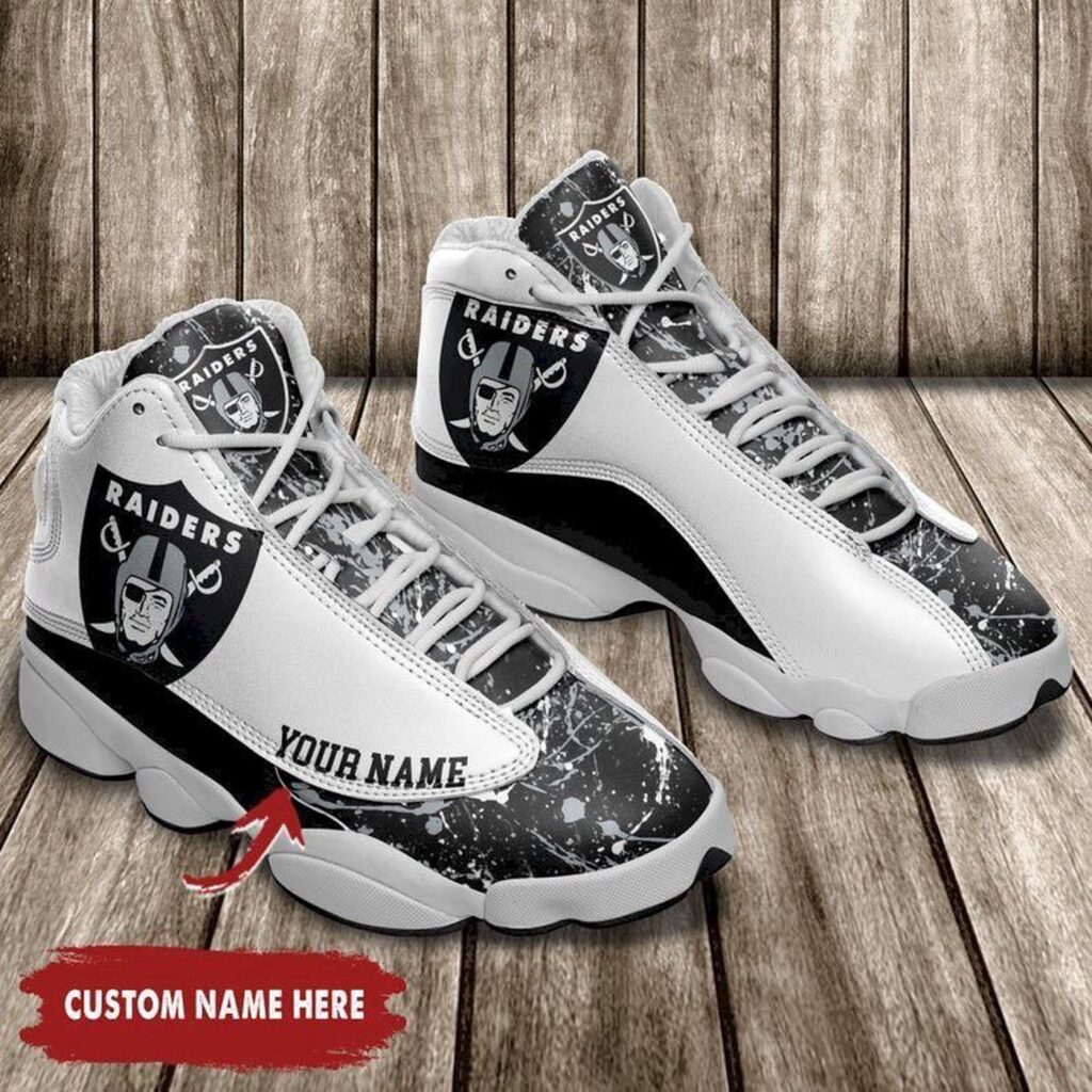 Las Vegas Raiders Air Jordan 13 Custom Sneaker – Perfect Gift for Fans! Las Vegas Raiders Air Jordan 13 Custom Sneaker – Perfect Gift for Fans!
