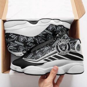 Las Vegas Raiders Air Jordan 13 Custom Sneaker – Perfect Gift for Fans
