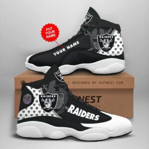 Las Vegas Raiders Air Jordan 13 Custom Sneaker – Perfect Gift for Fans!