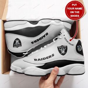 Las Vegas Raiders Air Jordan 13 Custom Sneaker – Perfect Gift for Fans