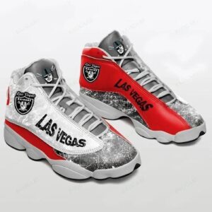 Las Vegas Raiders Air Jordan 13 Custom Sneaker - Perfect Gift for Fans
