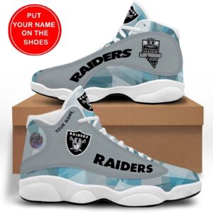 Las Vegas Raiders Air Jordan 13 Custom Sneakers – Perfect Gift for Fans