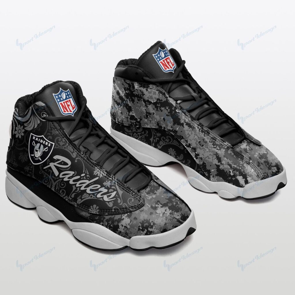 Las Vegas Raiders Air Jordan 13 Sneakers – Limited Edition Release Las Vegas Raiders Air Jordan 13 Sneakers – Limited Edition Release