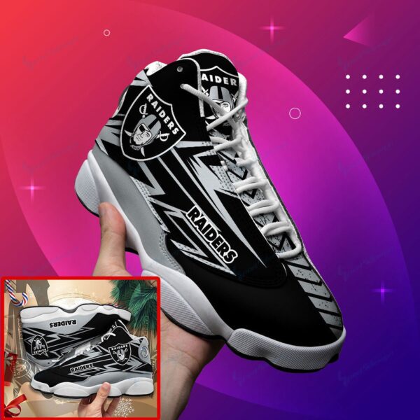 Las Vegas Raiders Air Jordan 13 Sneakers – Limited Edition Release!