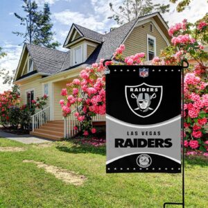 Las Vegas Raiders Football Team Flag, NFL Premium Two-sided Vertical Flag - House Garden Decor Gift 3