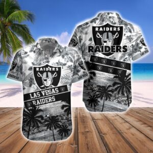Las Vegas Raiders Hawaiian Shirt And Beach Short – Gift for Men Women