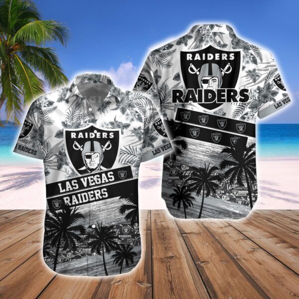 Las Vegas Raiders Hawaiian Shirt And Beach Short – Gift for Men Women