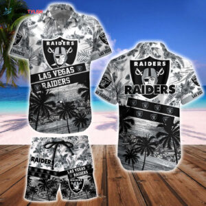 Las Vegas Raiders Hawaiian Shirt And Beach Short - Gift for Men Women