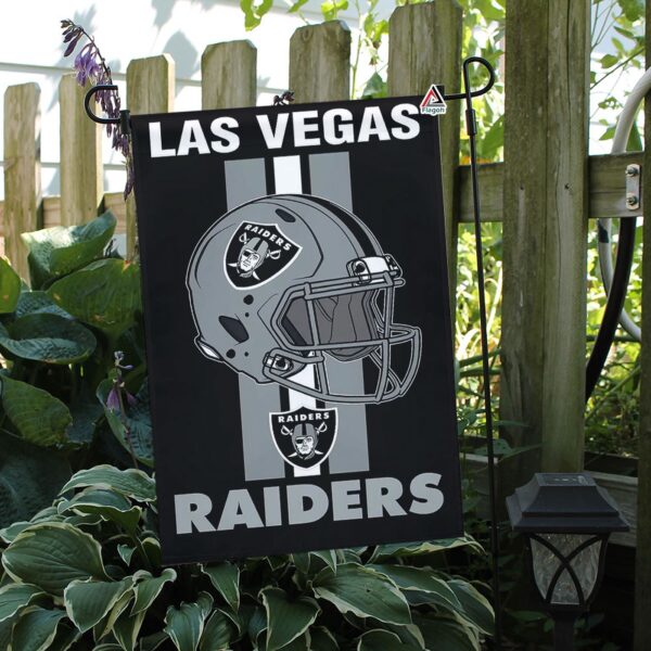 Las Vegas Raiders Helmet Vertical Flag, Raiders NFL Outdoor Flag – House Garden Decor Gift