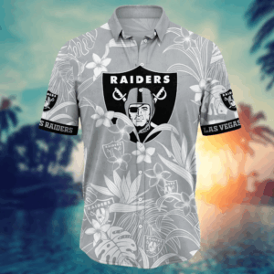 Las Vegas Raiders NFL Flower Hawaii Shirt For Fans, Summer Football Shirts 3