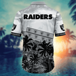 Las Vegas Raiders NFL Flower Hawaii Shirt  For Fans, Summer Football Shirts