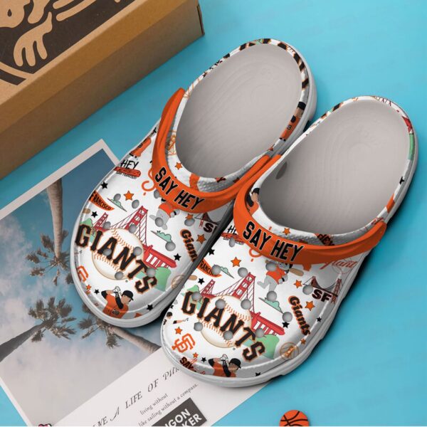Lightweight And Breathable San Francisco Giants White Clogs Gift for Men Women