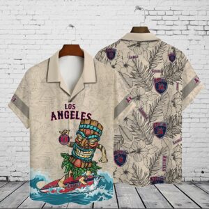 Los Angeles Angels 2023 AOP 3D Button Hawaiian Shirt – Perfect Gift for Men Dad Father