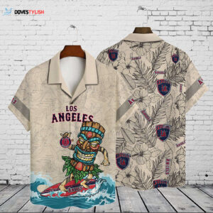 Los Angeles Angels 2023 AOP 3D Button Hawaiian Shirt - Perfect Gift for Men Dad Father