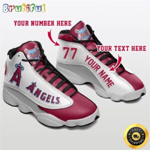 Los Angeles Angels Air Jordan 13 Sneaker Custom - Unisex Fan Gift Shoes
