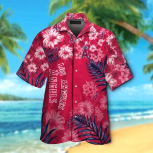 Los Angeles Angels Hawaiian Shirt #4 – Official MLB Merchandise