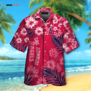 Los Angeles Angels Hawaiian Shirt #4 - Official MLB Merchandise