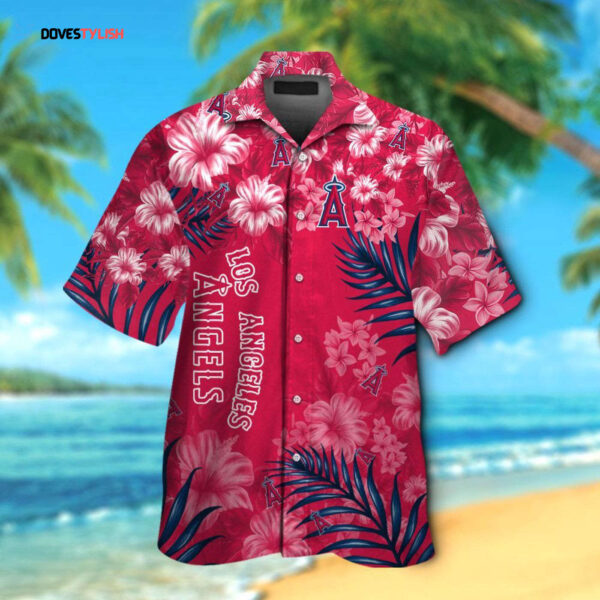 Los Angeles Angels Hawaiian Shirt #4 – Official MLB Merchandise