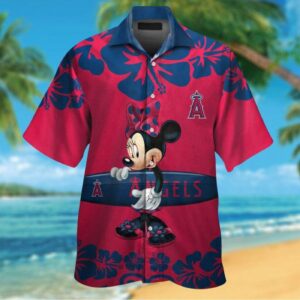 Los Angeles Angels & Minnie Mouse Hawaiian Shirt – Fun & Stylish Summer Wear