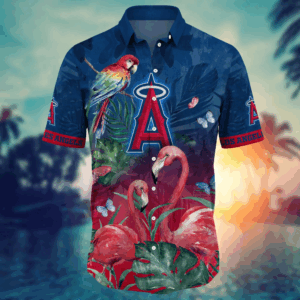 Los Angeles Angels MLB Flower Hawaii Shirt And Tshirt For Fans, Summer Football Shirts