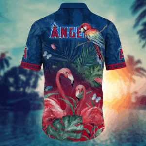 Los Angeles Angels MLB Flower Hawaii Shirt And Tshirt For Fans, Summer Football Shirts 3
