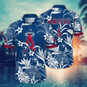 Los Angeles Angels MLB Flower Hawaii Shirt And Tshirt For Fans, Summer Football Shirts