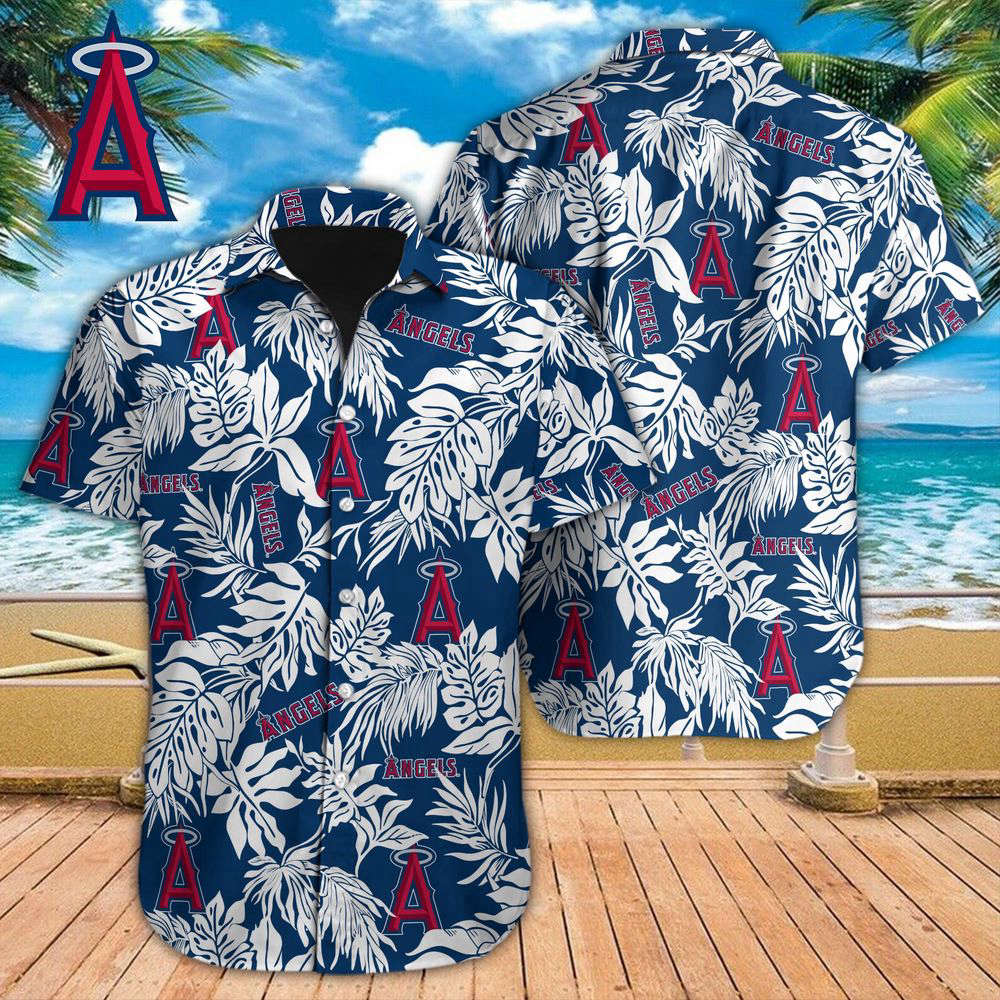 Los Angeles Angels MLB-Hawaiian Shirt For Men Women Los Angeles Angels MLB-Hawaiian Shirt For Men Women