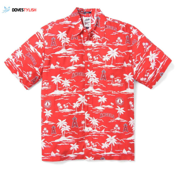 Los Angeles Angels Vintage Hawaiian Shirt – Retro MLB Fan Gear