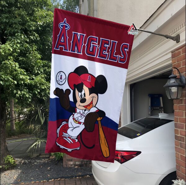 Los Angeles Angels x Mickey Baseball Flag MLB Premium Flag