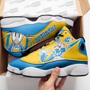 Los Angeles Chargers Air Jordan 13 Custom Sneaker – Perfect Gift for Fans