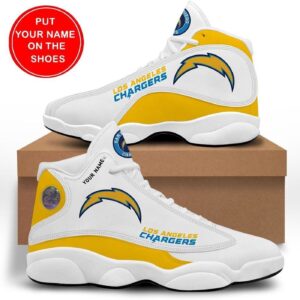 Los Angeles Chargers Air Jordan 13 Custom Sneaker - Perfect Gift for Fans