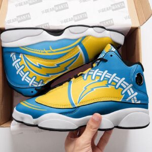 Los Angeles Chargers Air Jordan 13 Sneaker Custom – Perfect Gift for Fans