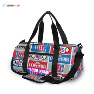 Los Angeles Clippers Unisex Gift Tee 2025Personalized Name Travel Bag Gym Bag