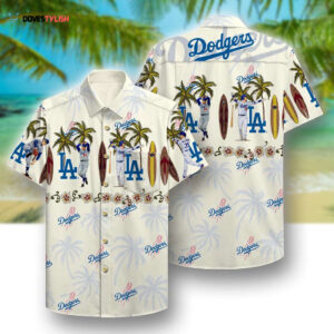 Los Angeles Dodgers Hawaii T Shirt - Official MLB Apparel for Fans