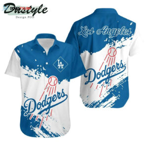 Los Angeles Dodgers Baseball Hawaiian Shirt - Official MLB Merchandise