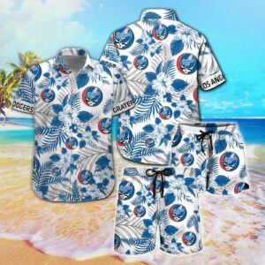 Los Angeles Dodgers & Grateful Dead Hawaiian Shirt: Official Merchandise