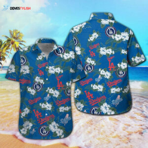 Los Angeles Dodgers Hawaiian Shirt #4 - Official MLB Merchandise